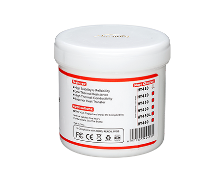 HY450L 1kg 耐高温导热硅脂散热膏白色